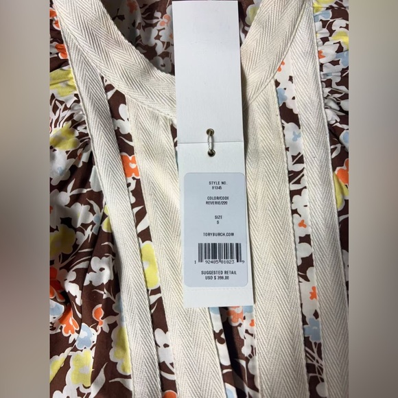 NWT Tory Burch Printed Puffed Sleeve Tunic Dress - Picture 10 of 10